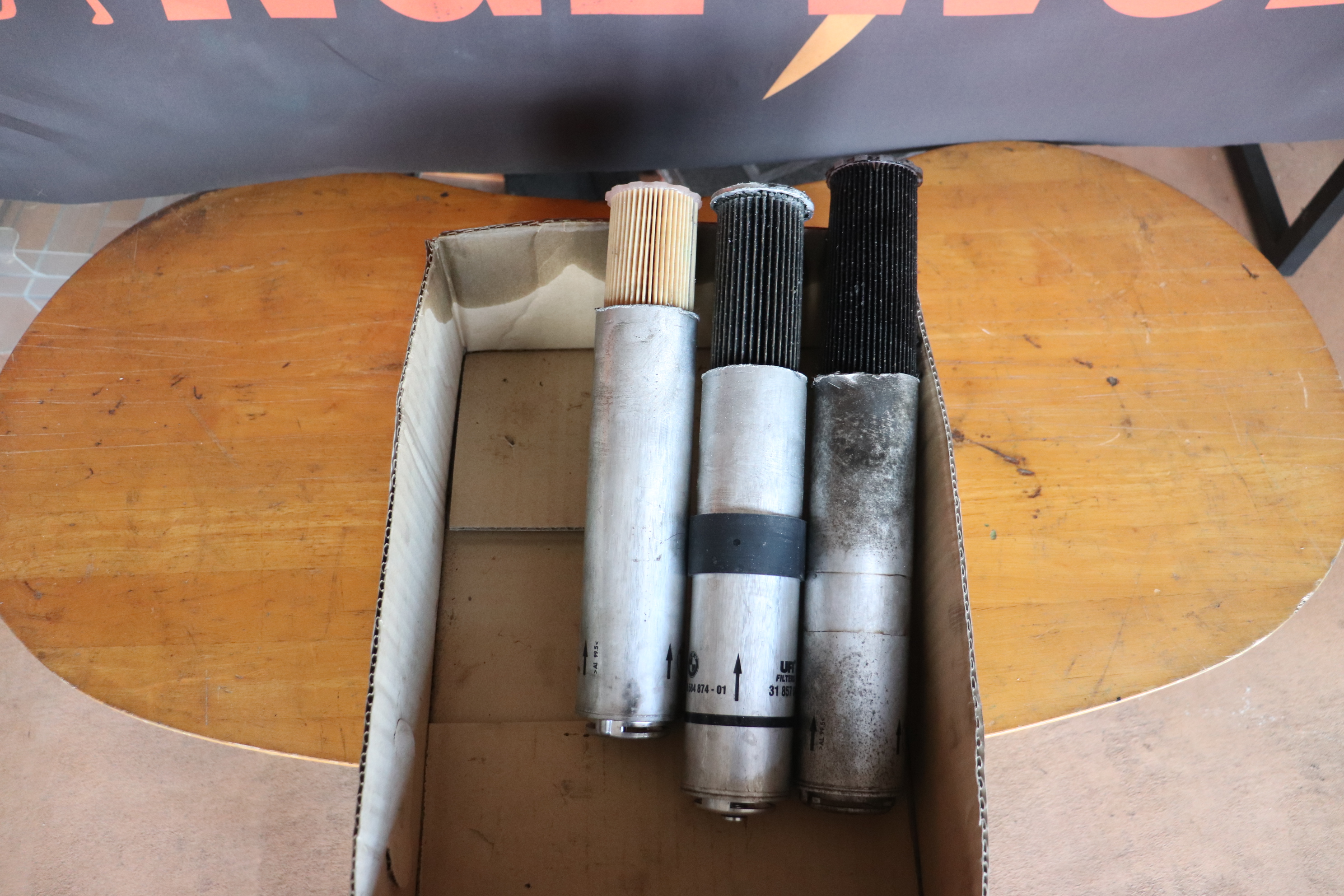 BMW ディーゼル車 燃料フィルター交換