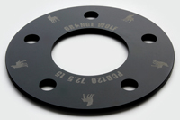 ORANGE WOLF ホイールスペーサー ブラックアルマイト 5mm(2枚セット)